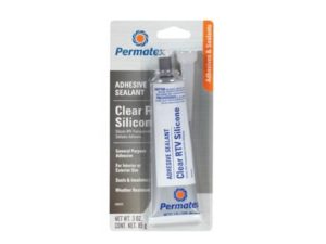 Permatex® Clear RTV Silicone Adhesive Sealant 3oz